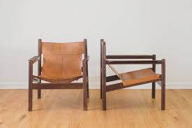 It's an easy on the back chair with enough support to help you relax all summer long. Pair Of Vintage Mid Century Roxinho Leather Sling Chairs Chair Leather Sling Chair Metal Dining Chairs