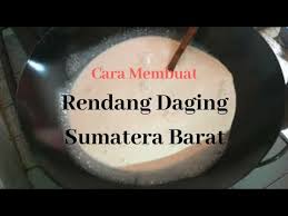 Lihat juga resep rendang daging resep asli bukittinggi enak lainnya. Beef Rendang Recipe And How To Cook Kapau Bukittinggi Diy Youtube