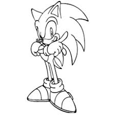 Printable sonic the hedgehog coloring page. 21 Sonic The Hedgehog Coloring Pages Free Printable