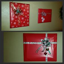 Fun Easy Christmas Picture Frame Presents Diy Take Any Picture Frame In Your Home E Holiday Crafts Decorations Christmas Wall Decor Diy Christmas Crafts