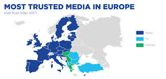 The russian landmass west of the ural mountains is commonly referred to as european russia in most educational atlases, and by the vast majority of geography experts. Ebu Trust In Traditional Media Increases Across Europe