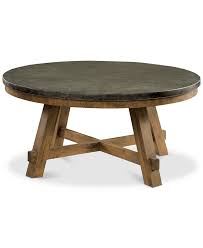 Coffee, console & end tables. Furniture Breslin Bluestone Round Coffee Table Reviews Furniture Macy S