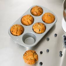 Wilton 2105 955 Recipe Right 6 Cup 7 1 Oz Non Stick Steel Jumbo Muffin Pan 8 5 8 X 13 1 4 Jumbo Muffin Pans Jumbo Muffins Recipes
