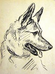 Pin By Viciouslola On Tattoo Ideas Dog Print Art Dog Art German Shepherd Art