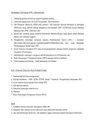 Pengiktirafan kelayakan dari institusi pendidikan tinggi dalam dan luar negara adalah melibatkan pengajian di peringkat sijil, diploma dan ijazah pertama sahaja. Persediaan Temuduga Spp Pdf