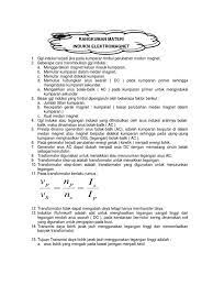 Contoh soal & pembahasan magnet kelas 9 tingkat smp. Soal Ulangan Harian Bab Induksi Elektromagnetik Kelas 9 Dan Pembahasannya Jawabanku Id