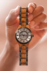 Dover Ii 42mm Kosso Gunmetal Wood Watch Jord Wooden Watches For Men Gunmetal Watch Engraving