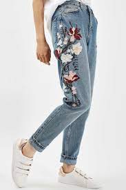 We believe in helping you find the product that is right for you. Moto Floral Embroidered Mom Jeans Pano Ideias Fashion Roupas Bordadas
