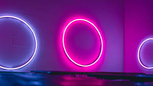 Explore over 26877 high quality clips to use on your next personal or commercial project. Download Wallpaper 1920x1080 Neon Light Rings Wall Backlight Full Hd Hdtv Fhd 1080p Hd Background