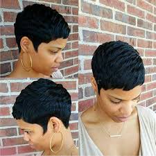 There are numerous reasons why women over 50 are encouraged to incorporate comb hair on the back of your head straight towards its natural growing direction. Human Short Hair Glueless Wig With Bangs Cheap Pixie Cut African American Wigs Short Bob Cuts Full Hair Lace Wig For Black Women Buy At The Price Of 22 80 In Dhgate Com