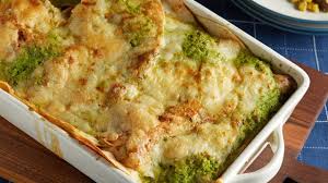 Bring up to a simmer and stir in the turkey and roast veg. Rachael S Leftover Tex Mex Turkey Casserole Food Network Youtube