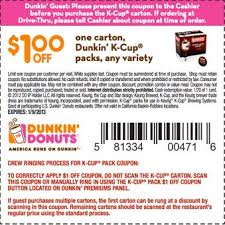 Dd Coupon For Keurig Cups Printable Coupons Dunkin Donuts Coupons
