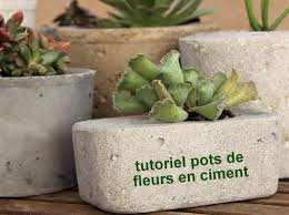 Mettrez une petite plante succulente au centre du pot à fleur en bois et il ne vous restera. Faire Des Pots De Fleurs En Ciment Les Tutos