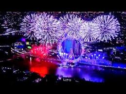 New Year 2019 Big Ben Fireworks London England London Fireworks New Year Fireworks London