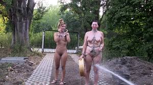 Two Submissive Amateur Housewives Punished In The Outdoors Video at Porn Lib