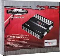 EXCALIBUR X500.2 max moc 1000W wzmacniacz 2-kanały