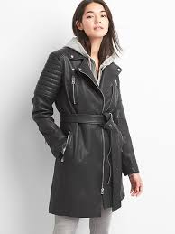 Leather Long Moto Jacket Long Winter Coats Women Coats Jackets Women Coats For Women