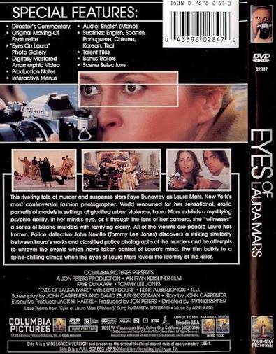 Amazon.com: The Eyes of Laura Mars : Faye Dunaway, Tommy Jones, Rene  Auberjonois, Raul Julia, Irvin Kershner, Jon Peters, Columbia Pictures:  Movies & TV