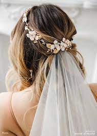 Biano 2018 Wedding Headpieces Collection For Today S Free Spirited Bride With Perfect Touch Of Class And Elegance World Of Bridal Bridal Circlet Bridal Hair Veil Headpiece Wedding