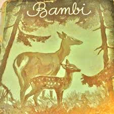 Bambi A Life In The Woods By Felix Salten Illus Kurt Wiese 1930s Cover Bambi Cartoon Tiki