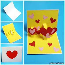 Each player gets 10 cards. Heart Valentines Day Pop Up Card Easy Peasy And Fun