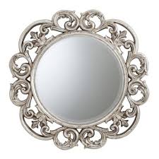Large round silver wall mirror. Cheri Round Silver Mirror 91 Cm Round Wall Mirror Jewelry Mirror Rustic Wall Mirrors