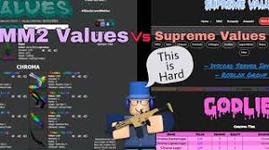 Mm2 Values Vs Supreme Values Youtube