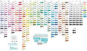 Copic 358 Color Chart Artouro Enterprise Artouro Brunei