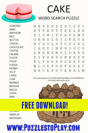Here are the best ones for android! Cake Word Search Puzzle Word Games For Kids Free Printable Puzzles Christmas Word Search