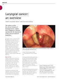 The information gathered from the staging process determines the stage of the disease. Pdf Laryngeal Cancer An Overview