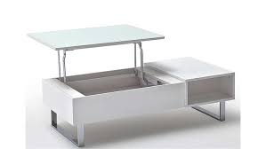 Couchtisch Joe Weiss Hochglanz Lackiert Glas Liftfunktion Couchtisch Couchtisch Hohenverstellbar Hochglanz