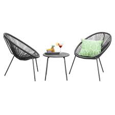 loungeset formentera vilanova is een 3 delige loungeset bestaande uit 2 stoelen en een tafel in de kleur antraciet ook lee in 2020 buitenstoel stoelen eetkamerstoelen