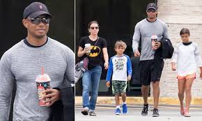 Tiger woods is within sight of the lead. Tiger Woods Spends Father S Day With His Kids At A Cinema Daily Mail Online