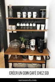 Vous avez fait une croix sur votre bureau par manque de place ? Creer Un Coin Cafe Chez Soi Coin Cafe Coin Cafe Cuisine Meubles De Cafe