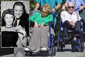Douglas, an actress, producer and philanthropist, died peacefully at her home in beverly hills on. Kirk Douglas 101 And Wife Anne Buydens 99 Enjoy Fresh Air In Matching Wheelchairs Mirror Online