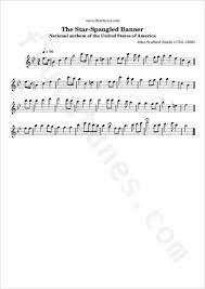 National anthem of the united states of america) by john stafford smith, arranged for flute and piano. The Star Spangled Banner J S Smith Free Flute Sheet Music Flutetunes Com