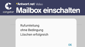 Rufe dazu die nummer 991 ein und drücke die taste 9 für die optionen und die taste 1 für die begrüßung. Congstar Mailbox Einrichten Konfigurieren Oder Abschalten Im August 2021 Prepaid Deutschland De