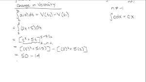 Nov 10, 2020 · to summarize, net displacement may include both positive and negative values. Net Change Theorem Example 1 Youtube