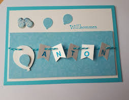 Blau, weiß die rückseite ist frei für einen persönlichen text. Karte Zur Geburt Karten Basteln Geburt Karten Basteln Baby Gluckwunschkarte Geburt