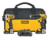 DCK280C2 20V MAX Cordless Drill & Impact Driver Combo Kit, 1.5Ah Dewalt