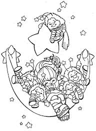Thousands of free printable coloring pages for kids! Rainbow Brite And Friends Are Sleeping Coloring Page Color Luna