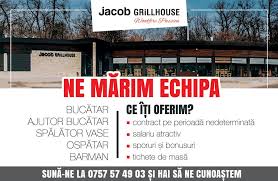 Bucuresti se ofera contract de munca program 8h/zi, 5 zile / saptamana concediu de odihna: Ne Marim Echipa Cautam Bucatar Jacob Grillhouse Sibiu Facebook