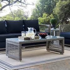 Our patio side tables pair well with any outdoor couches or chairs and help maximize space in smaller areas. Aura Rattan Outdoor Patio Coffee Table Contemporary Modern Furniture Modway