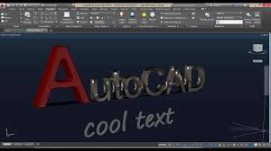 3d Text Tutorial In Autocad 2016 Here Are Easy Few Steps To Create 3d Text In Autocad 2016 Learn How To Use The Text Explode An Text Tutorial Autocad 3d Text