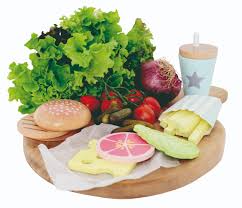 Damen große größen herren kinder beauty. Hamburger Set Spiel Lebensmittel Kinder Kuchen Zubehor Holz Spielzeug Peitz