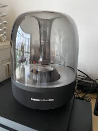It appears imposing and visually appealing with the transparent plastic round dome and swirling lights that can be turned off. Harman Kardon Aura Studio 2 Audio On Carousell