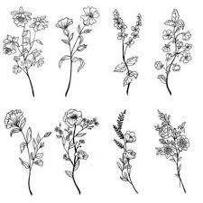 38 Best Ideas Tattoo Ideas Desing Draw Style Flower Drawing Flower Sketches Flower Doodles