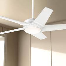 Casablanca ceiling fans upgrading old inteli touch control. 54 Casablanca Stealth Dc Snow White Led Ceiling Fan 8g664 Lamps Plus