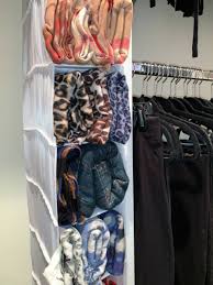 .great diy scarf storage ideas out there to help you corral your scarves and keep them organized! Tidying Up And Storing Scarves Une Femme D Un Certain Age