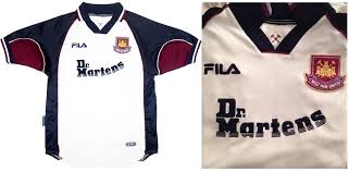 West ham united signed 2001/2003 home football shirt jersey fila size xl adult. Rostilj Formacija Veteran West Ham Dr Martens Smart Kit Org